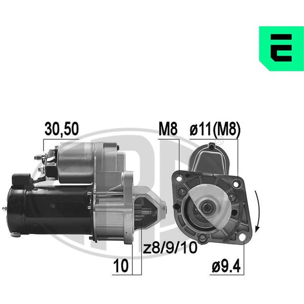 Startmotor 12V