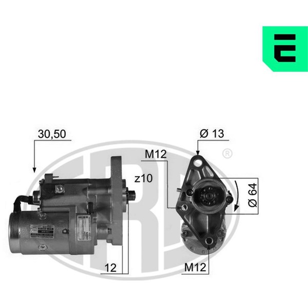 Startmotor 12V