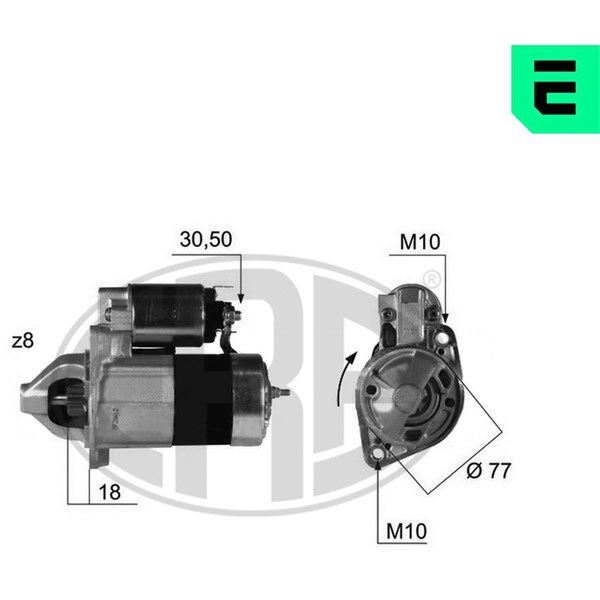 Startmotor 12V