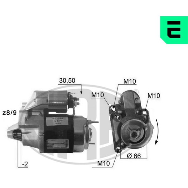 Startmotor 12V