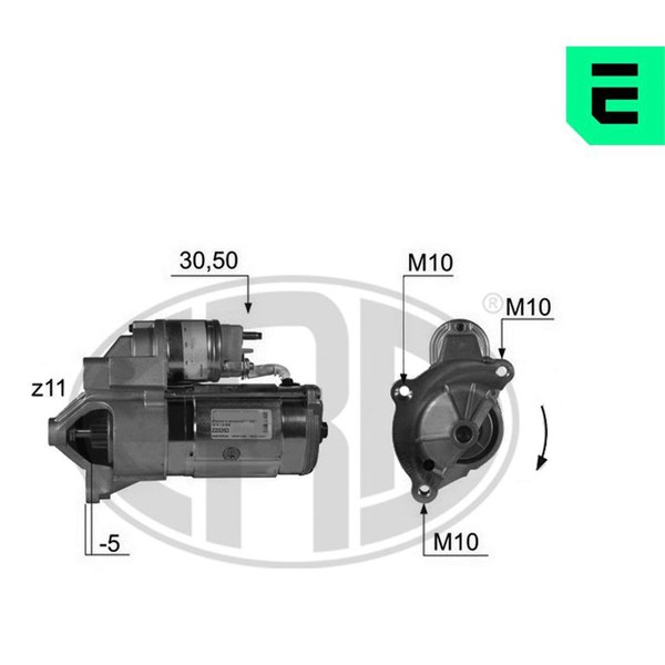 Startmotor 12V