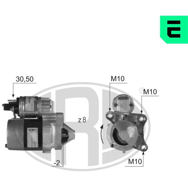 Startmotor 12V