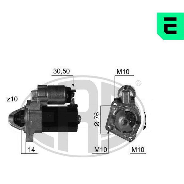 Startmotor 12V