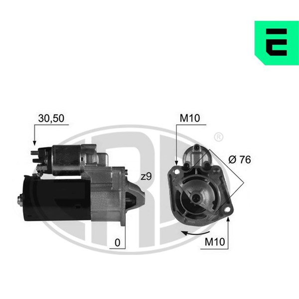 Startmotor 12V
