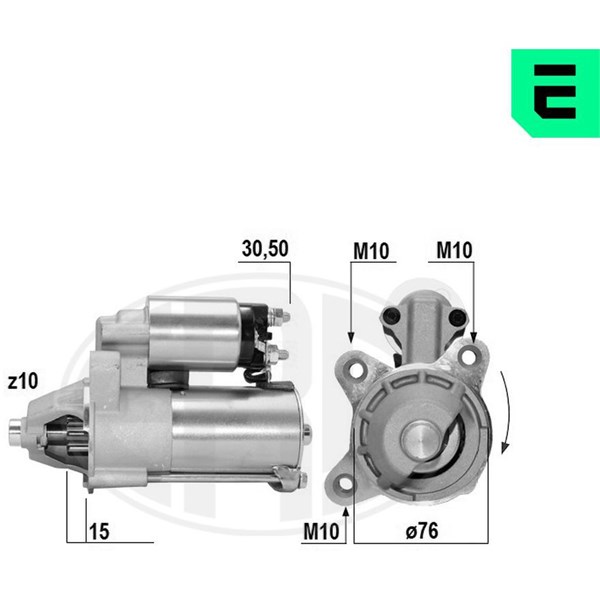Startmotor 12V