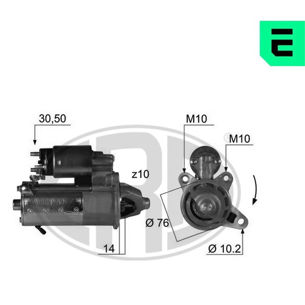Startmotor 12V