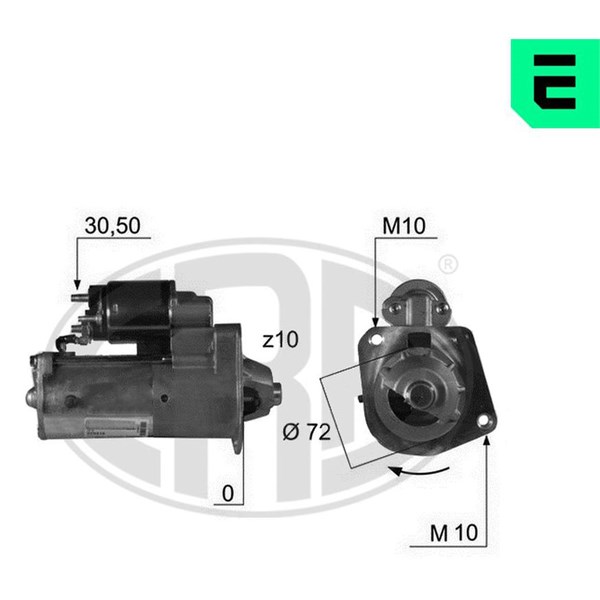 Startmotor 12V