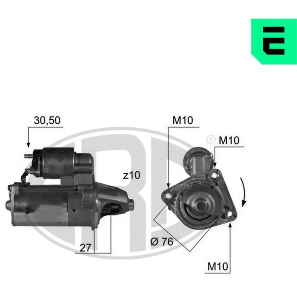 Startmotor 12V