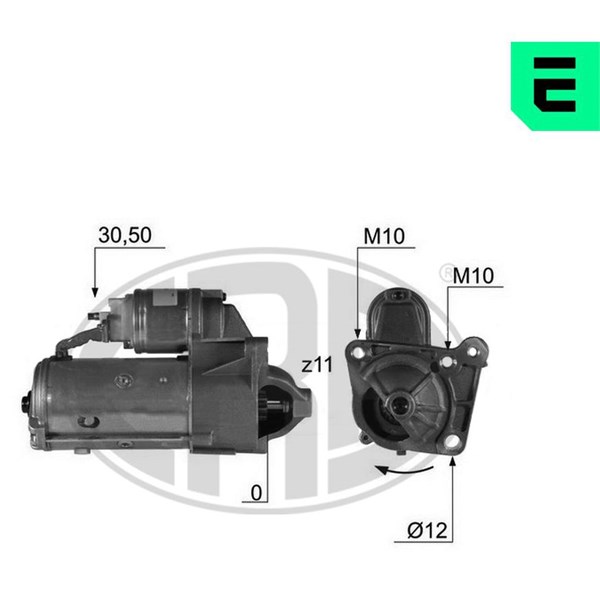 Startmotor 12V