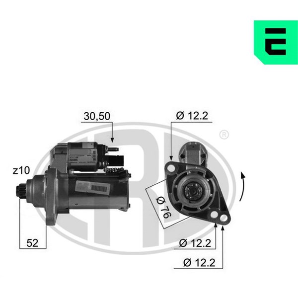 Startmotor 12V