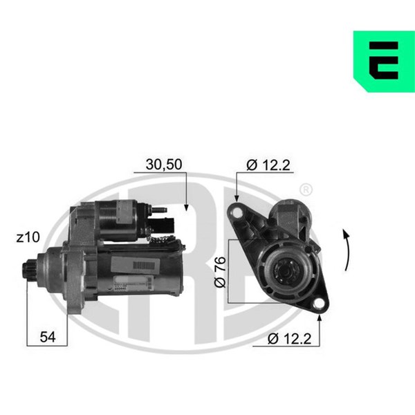 Startmotor 12V