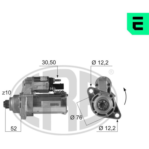 Startmotor 12V