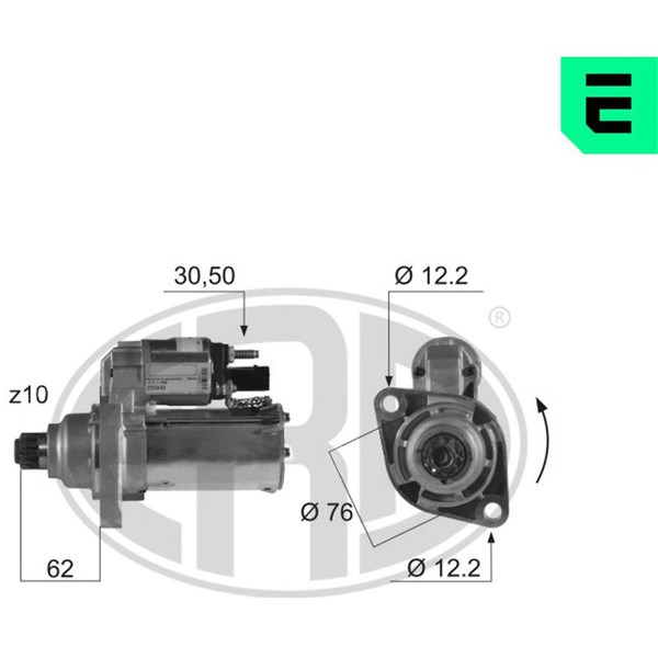 Startmotor 12V