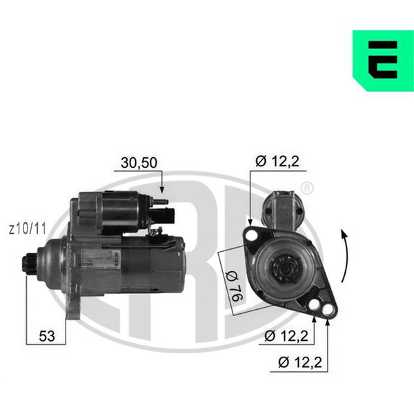 Startmotor 12V