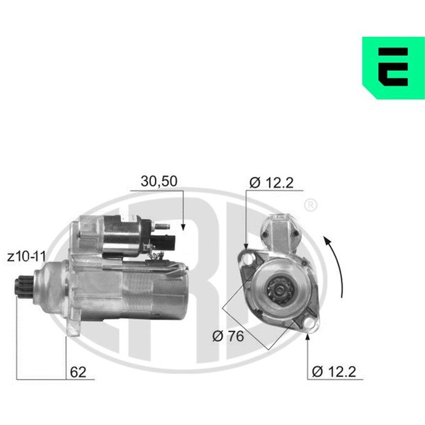 Startmotor 12V