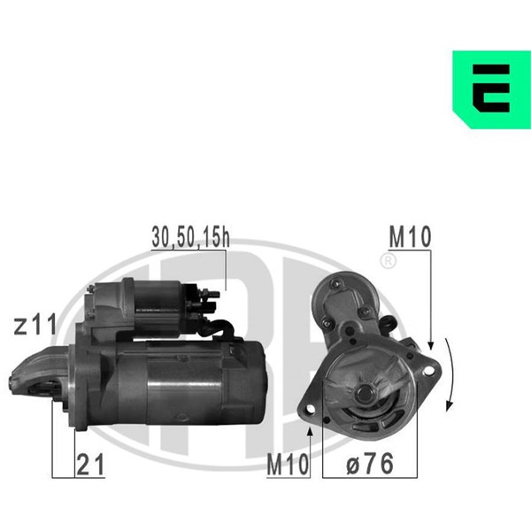 Startmotor 12V