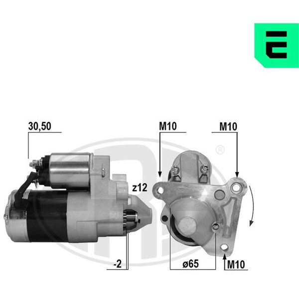 Startmotor 12V