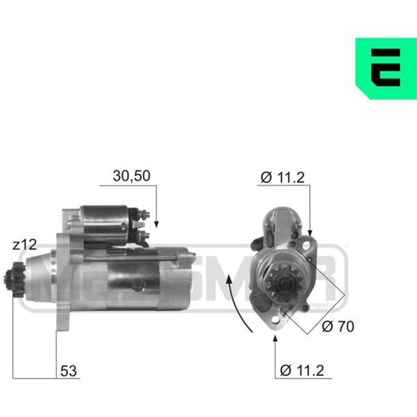 Startmotor 12V