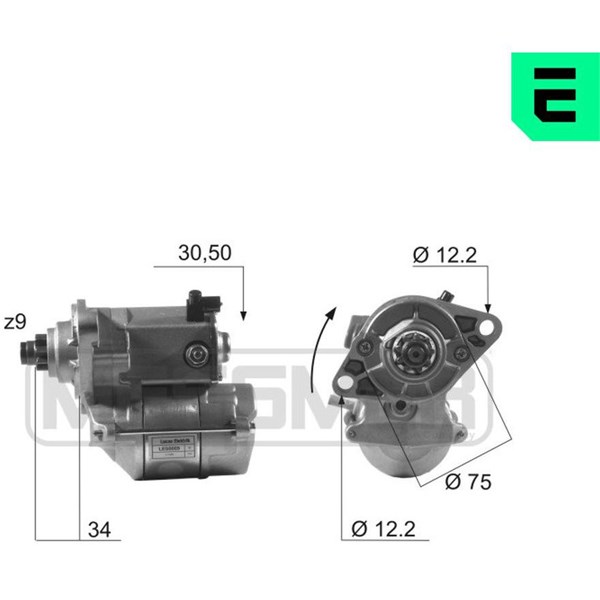 Startmotor 12V