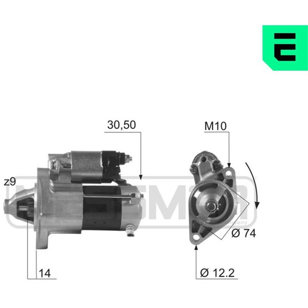 Startmotor 12V