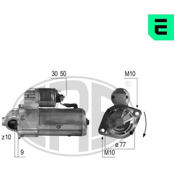 Startmotor 12V