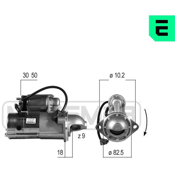Startmotor 12V