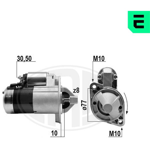 Startmotor 12V