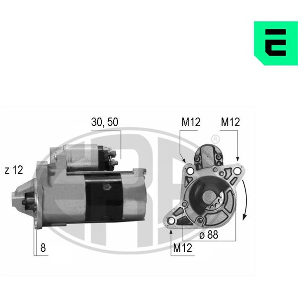 Startmotor 12V