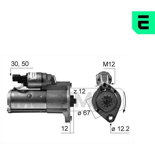 Startmotor 12V