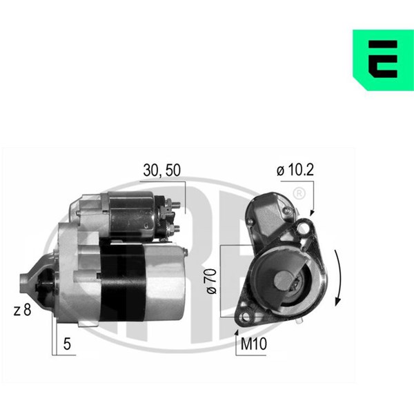 Startmotor 12V
