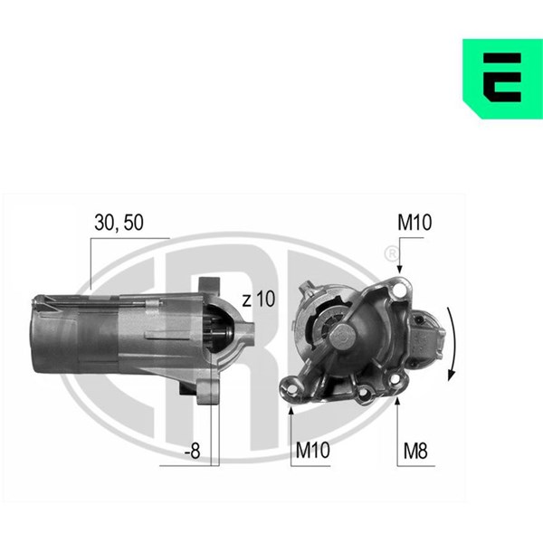 Startmotor 12V
