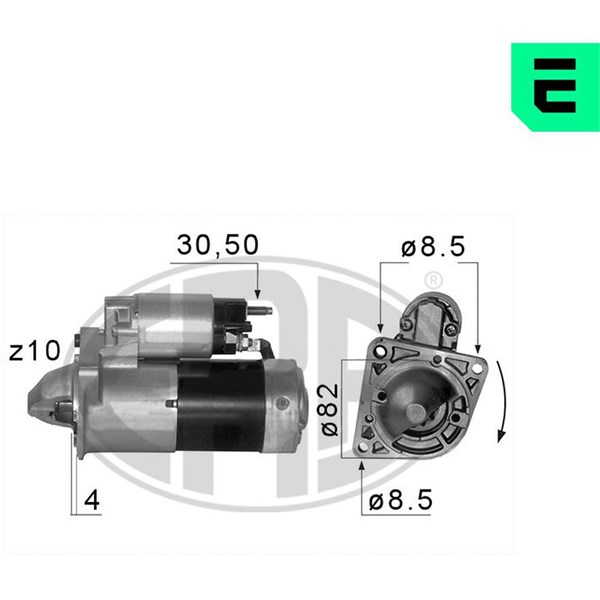 Startmotor 12V