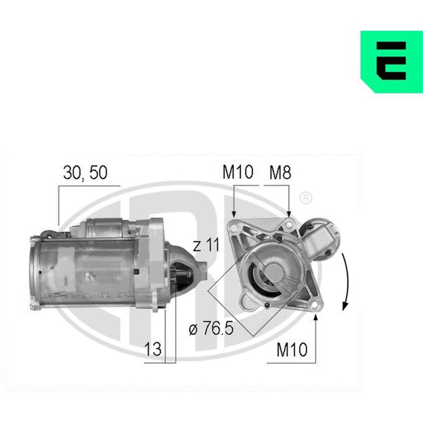 Startmotor 12V