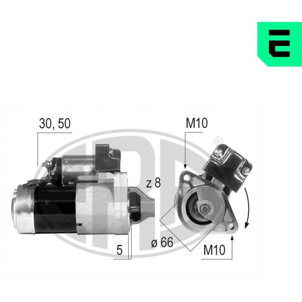 Startmotor 12V