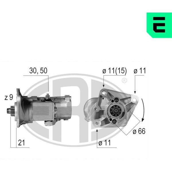 Startmotor 12V