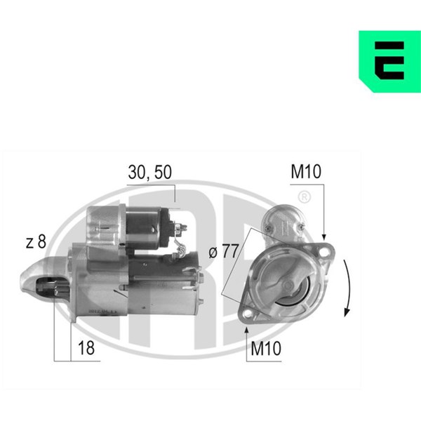 Startmotor 12V