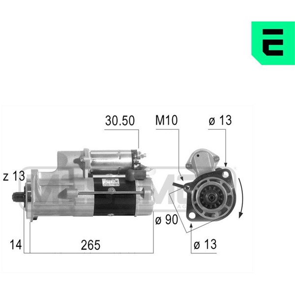 Startmotor 24V