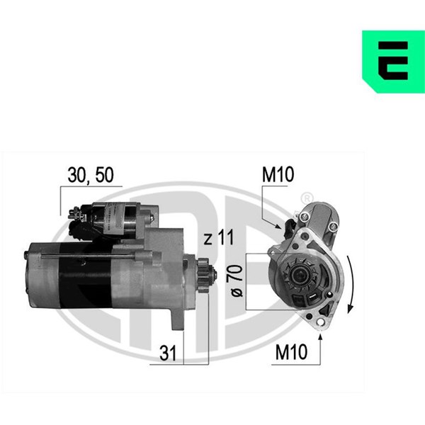 Startmotor 12V