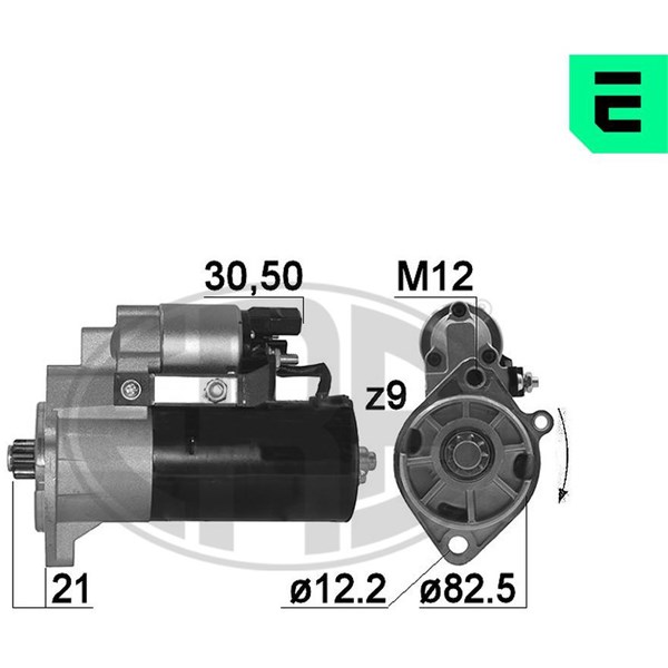 Startmotor 12V