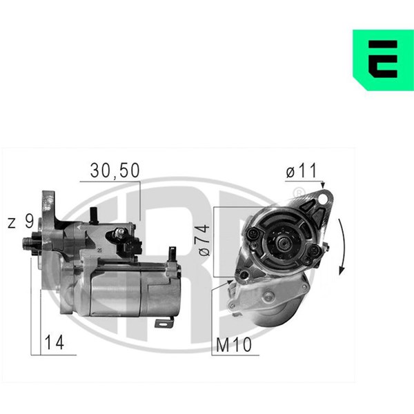 Startmotor 12V