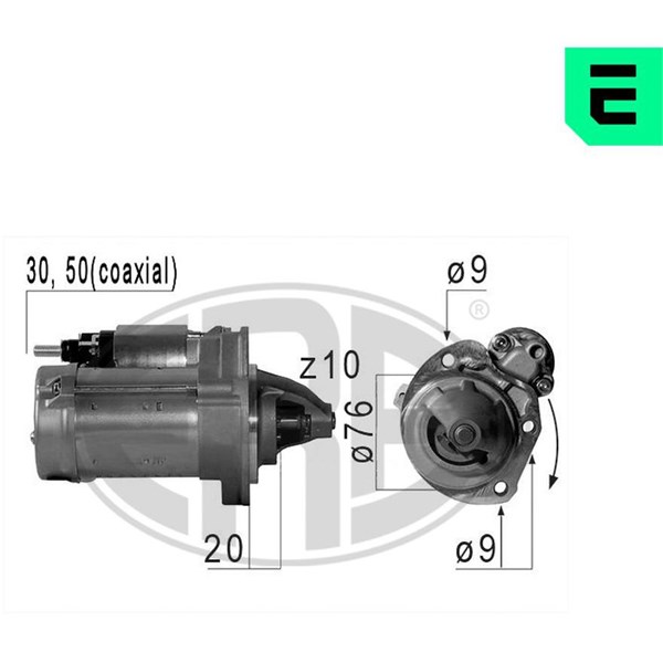 Startmotor 12V