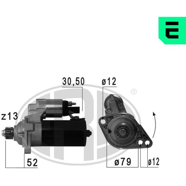 Startmotor 12V