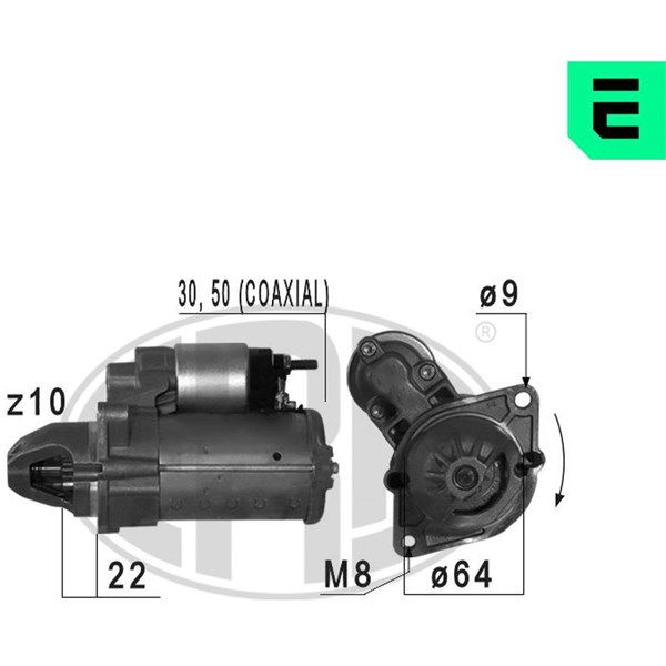Startmotor 12V