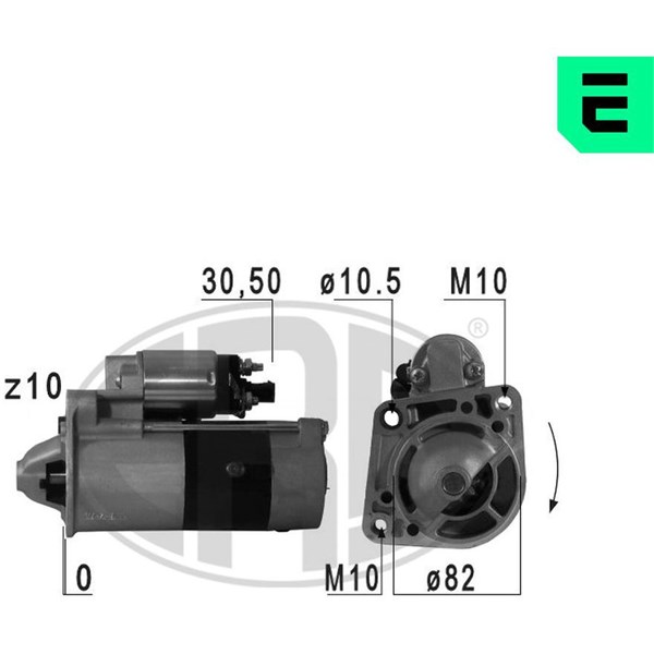 Startmotor 12V
