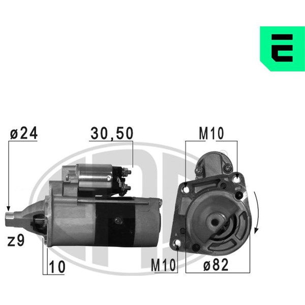 Startmotor 12V