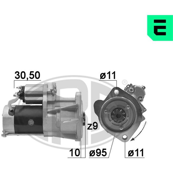Startmotor 12V