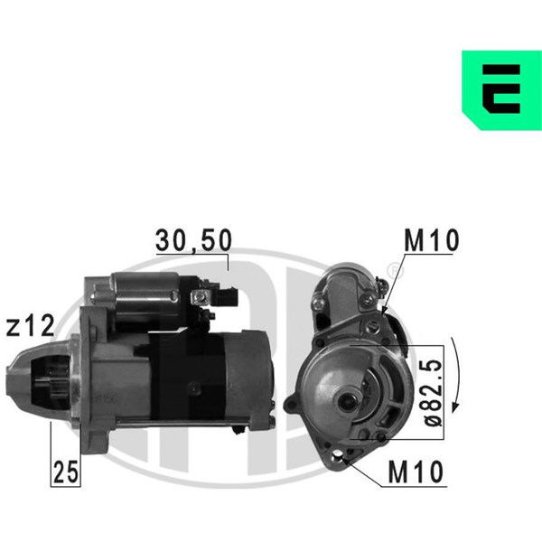 Startmotor 12V