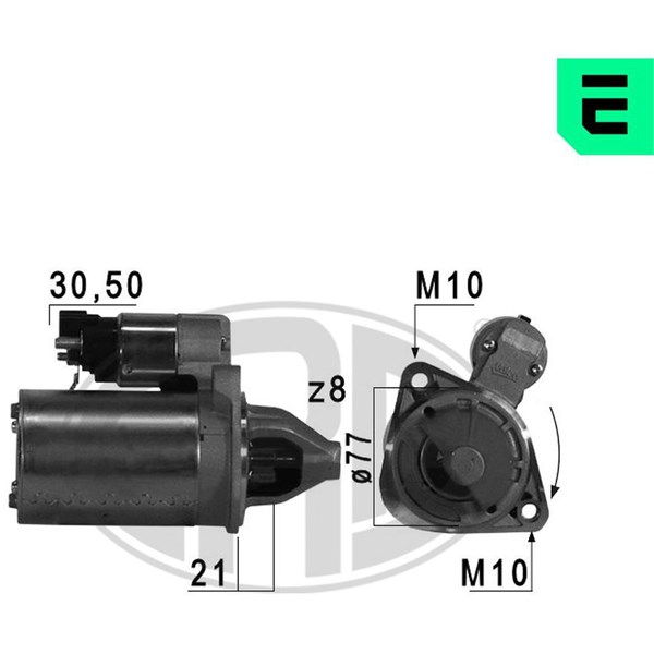 Startmotor 12V