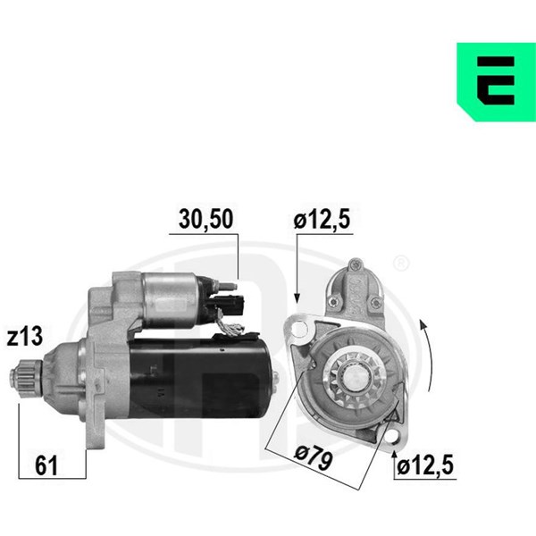 Startmotor 12V