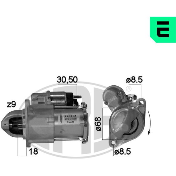 Startmotor 12V Startmotor 12V